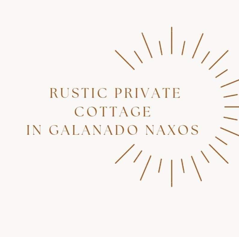 Rustic Private Cottage W/ King Bed In Galanado Naxos Bagian luar foto
